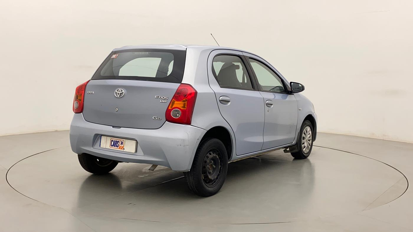 2012 Toyota Etios Liva GD, Diesel, Manual, 79,444 km, Right Back Diagonal