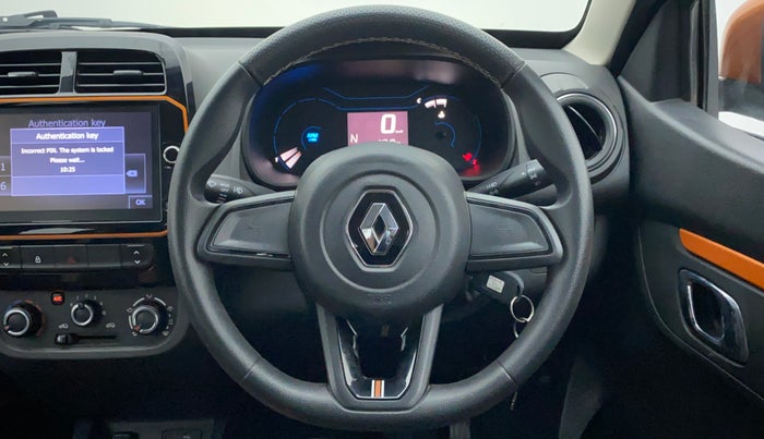 2019 Renault Kwid CLIMBER 1.0 AMT (O), Petrol, Automatic, 14,905 km, Steering Wheel Close Up