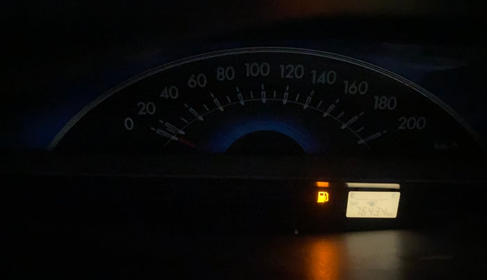 2013 Toyota Etios Liva G, Petrol, Manual, 76,410 km, Odometer Image