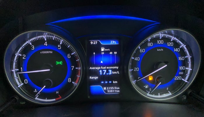 2017 Maruti Baleno ALPHA PETROL 1.2, Petrol, Manual, 53,948 km, Odometer Image