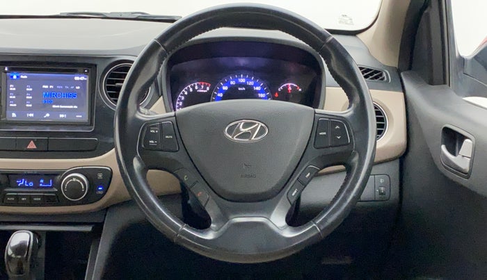 2014 Hyundai Xcent SX AT 1.2 (O), Petrol, Automatic, 31,636 km, Steering Wheel Close Up