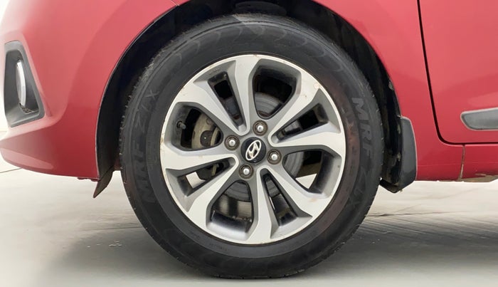 2014 Hyundai Xcent SX AT 1.2 (O), Petrol, Automatic, 31,636 km, Left Front Wheel