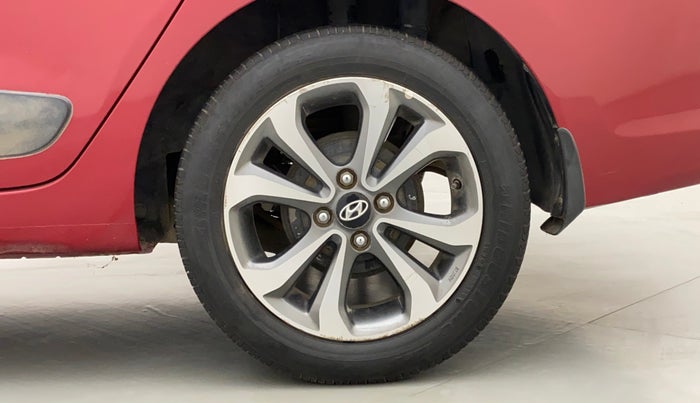 2014 Hyundai Xcent SX AT 1.2 (O), Petrol, Automatic, 31,636 km, Left Rear Wheel