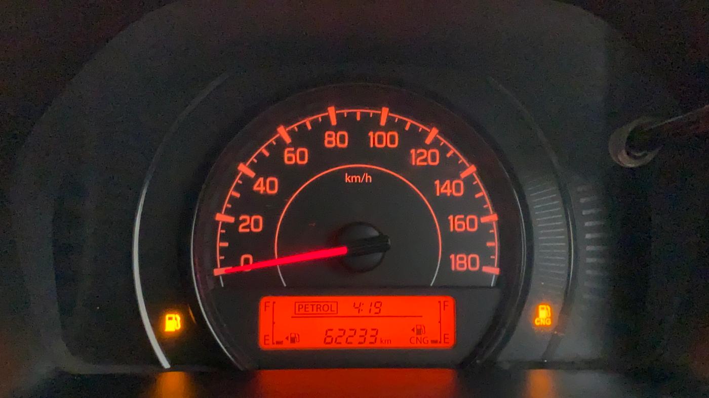2019 Maruti New Wagon-R LXI CNG 1.0, CNG, Manual, 62,572 km, Odometer Image