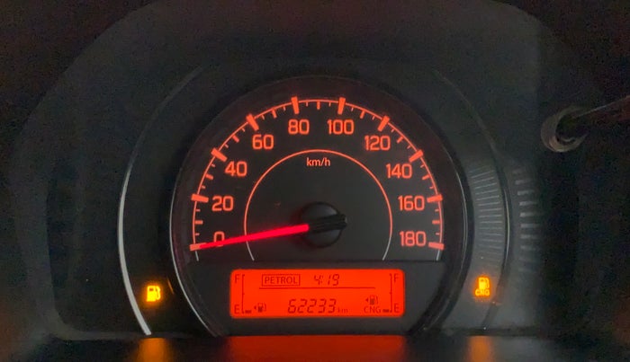 2019 Maruti New Wagon-R LXI CNG 1.0, CNG, Manual, 62,572 km, Odometer Image