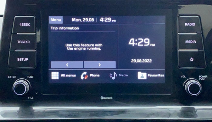 2020 KIA SELTOS GTK 1.4 GDI PETROL, Petrol, Manual, 26,963 km, Infotainment System