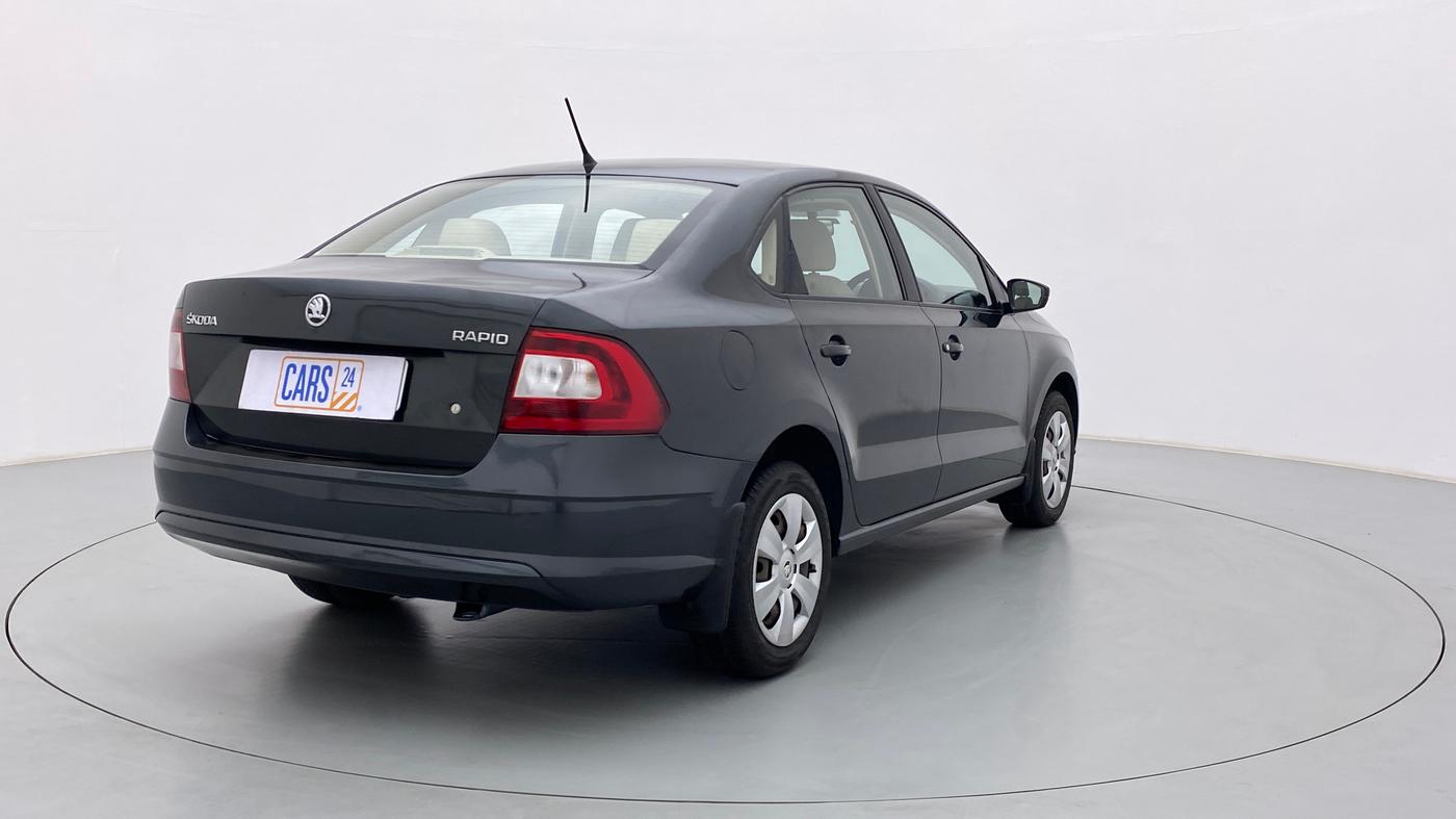 2018 Skoda Rapid 1.6 MPI MT ACTIVE, Petrol, Manual, 7,704 km, Right Back Diagonal