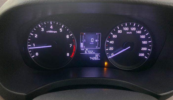 2016 Hyundai Creta SX PLUS 1.6 PETROL, Petrol, Manual, 74,277 km, Odometer Image