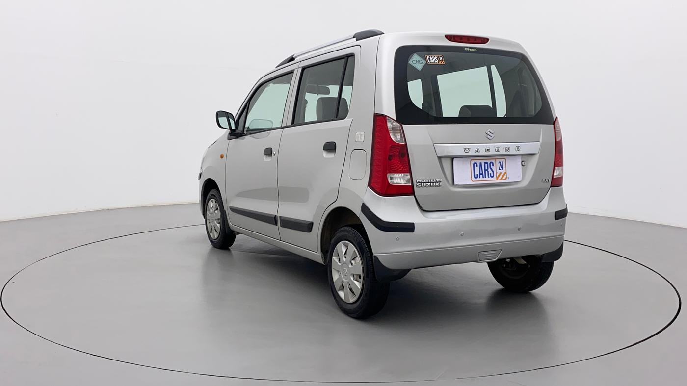 2013 Maruti Wagon R 1.0 LXI CNG, CNG, Manual, 79,953 km, Left Back Diagonal