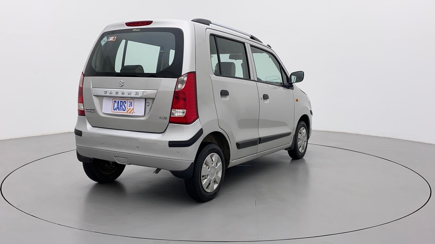 2013 Maruti Wagon R 1.0 LXI CNG, CNG, Manual, 79,953 km, Right Back Diagonal