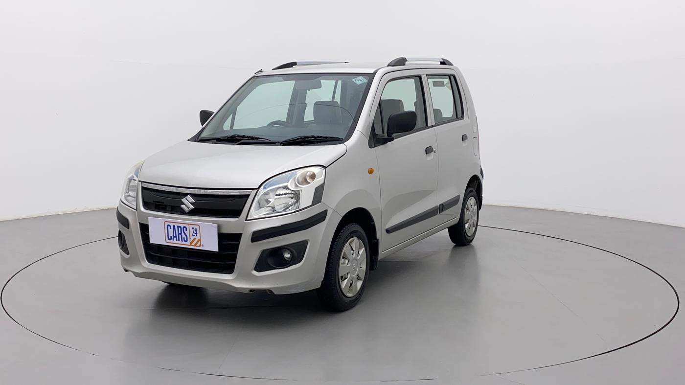 2013 Maruti Wagon R 1.0 LXI CNG, CNG, Manual, 79,953 km, Left Front Diagonal