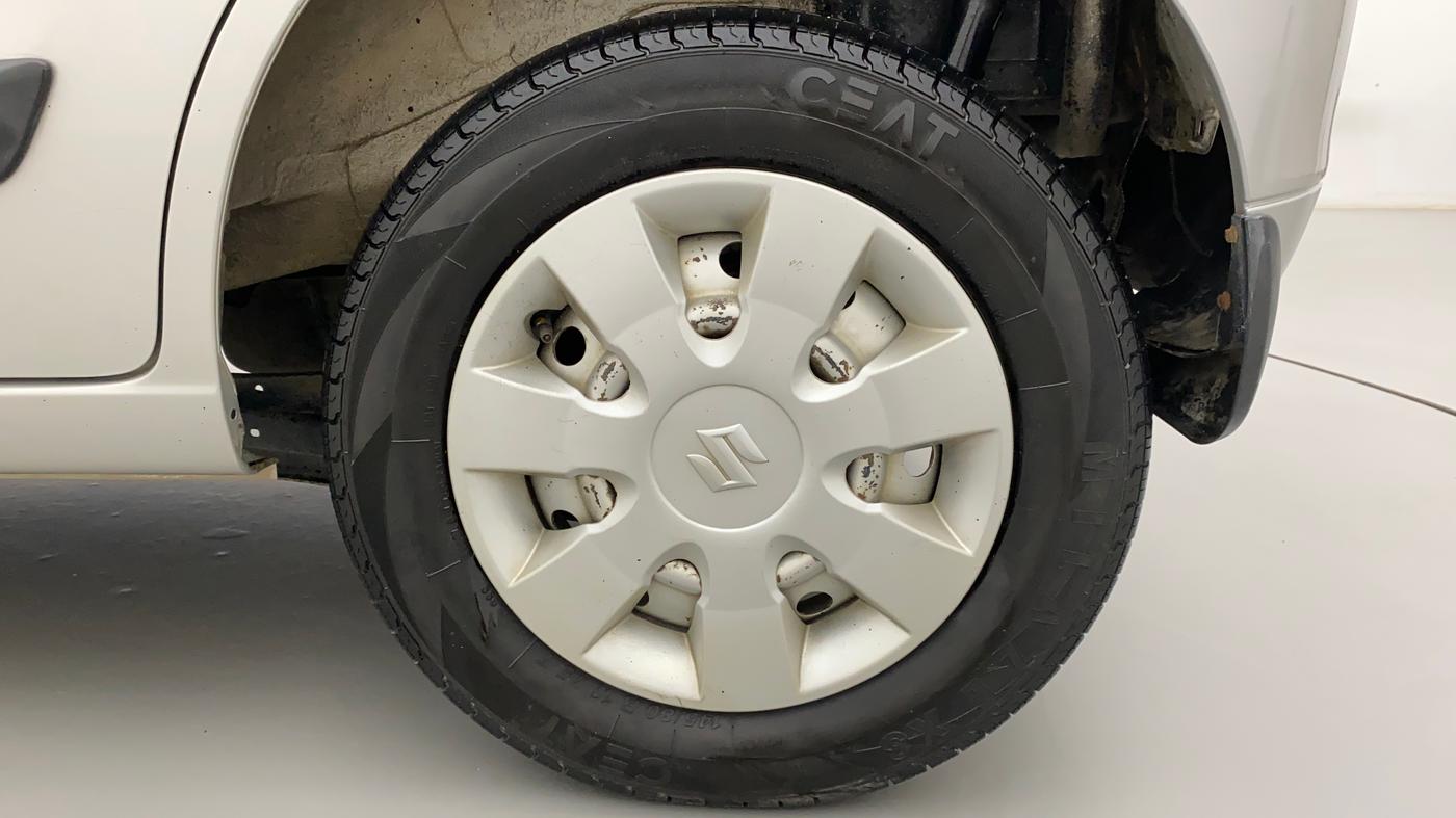 2013 Maruti Wagon R 1.0 LXI CNG, CNG, Manual, 79,953 km, Left Rear Wheel