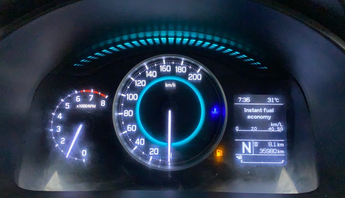 2020 Maruti IGNIS ALPHA 1.2 AMT, Petrol, Automatic, 35,980 km, Odometer Image