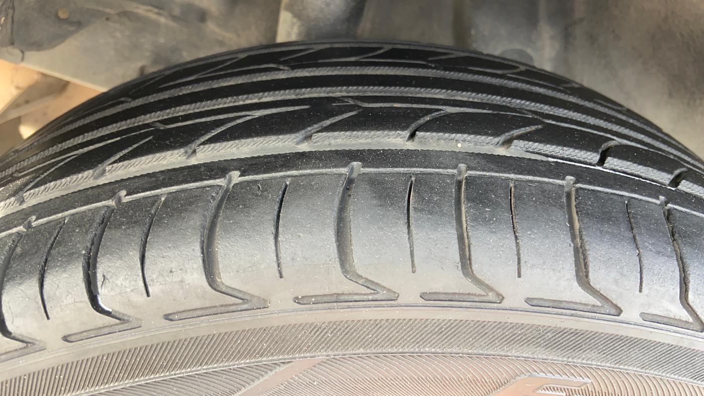 2021 Hyundai Verna SX (O) 1.0 TURBO DCT, Petrol, Automatic, 94,596 km, Right Rear Tyre Tread