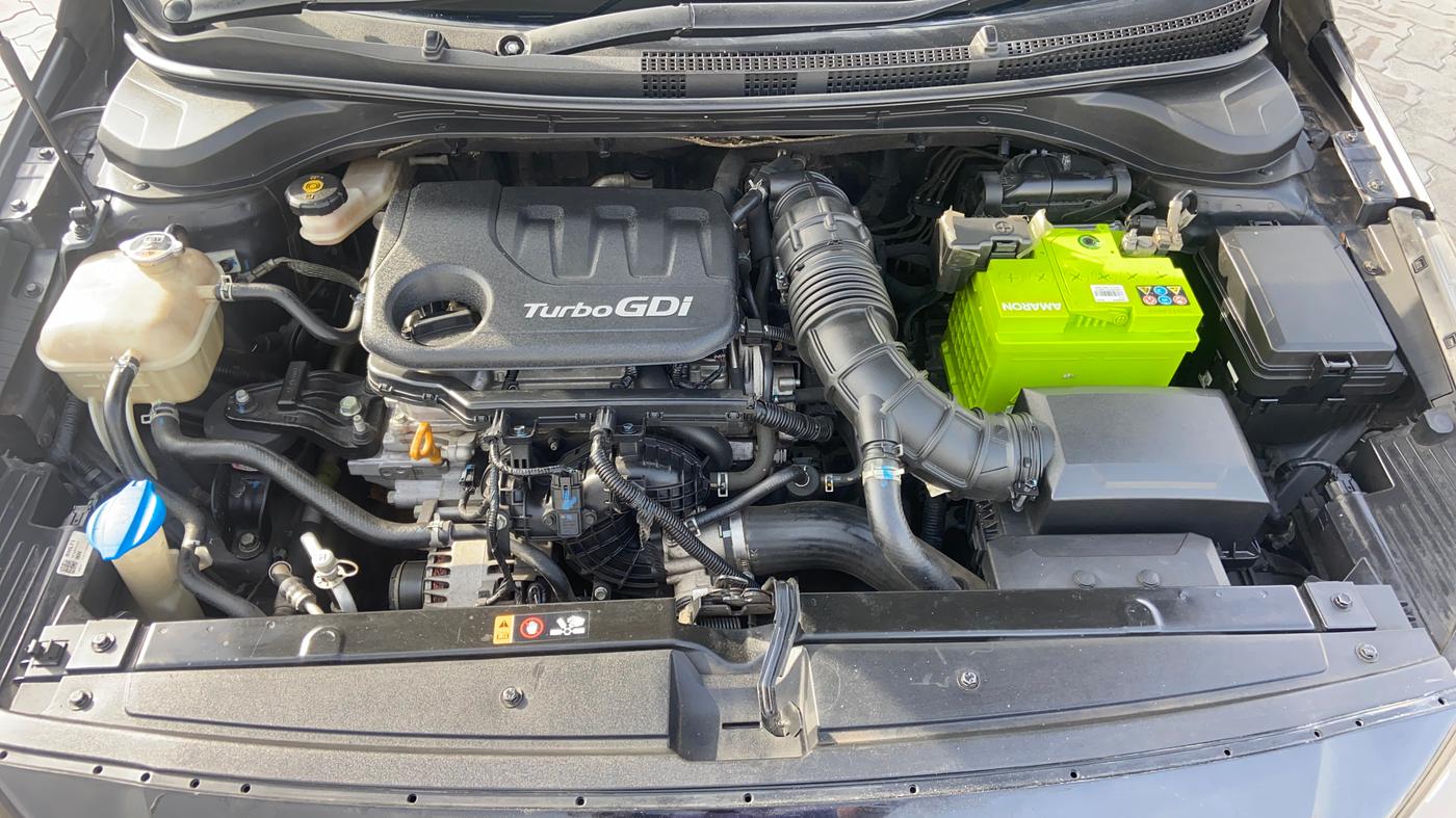 2021 Hyundai Verna SX (O) 1.0 TURBO DCT, Petrol, Automatic, 94,596 km, Engine View