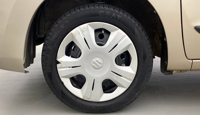 2014 Maruti Wagon R 1.0 VXI, Petrol, Manual, 50,197 km, Left Front Wheel