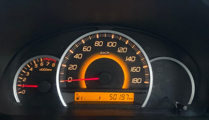 2014 Maruti Wagon R 1.0 VXI, Petrol, Manual, 50,197 km, Odometer Image