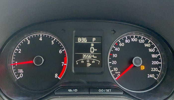 2016 Volkswagen Vento HIGHLINE PETROL AT, Petrol, Automatic, 35,564 km, Odometer View