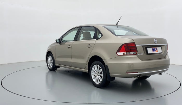 2016 Volkswagen Vento HIGHLINE PETROL AT, Petrol, Automatic, 35,564 km, Left Back Diagonal (45- Degree) View