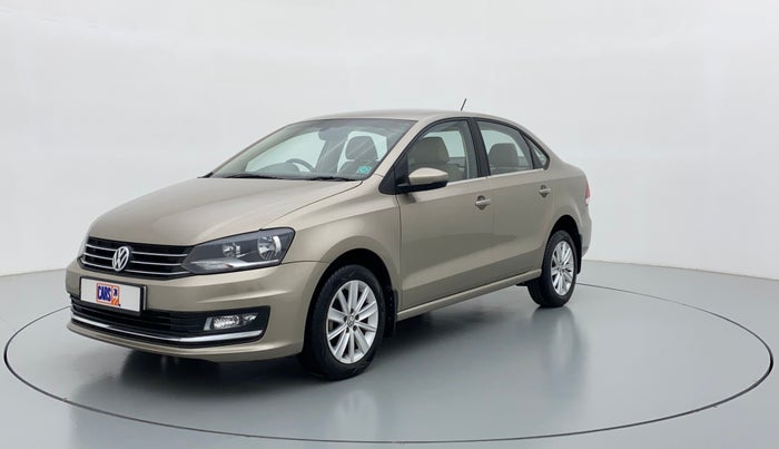 2016 Volkswagen Vento HIGHLINE PETROL AT, Petrol, Automatic, 35,564 km, Left Front Diagonal (45- Degree) View