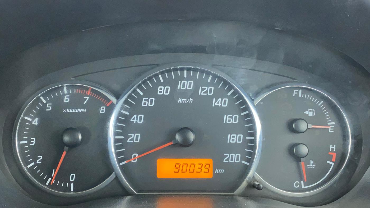 2010 Maruti Swift Dzire VXI, Petrol, Manual, 90,170 km, Odometer Image