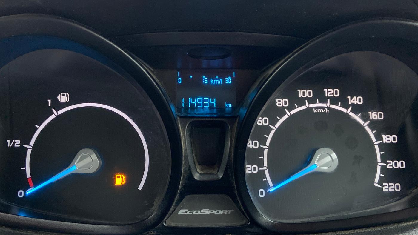 2013 Ford Ecosport 1.5 AMBIENTE TDCI, Diesel, Manual, 1,15,227 km, Odometer Image