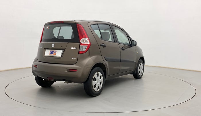 2012 Maruti Ritz VXI, Petrol, Manual, 83,031 km, Right Back Diagonal