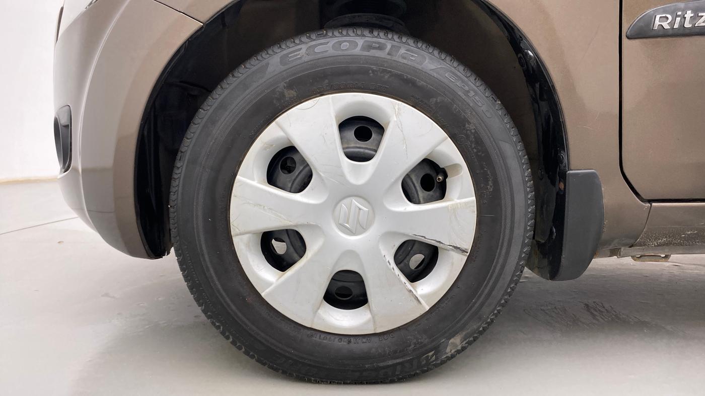 2012 Maruti Ritz VXI, Petrol, Manual, 83,031 km, Left Front Wheel