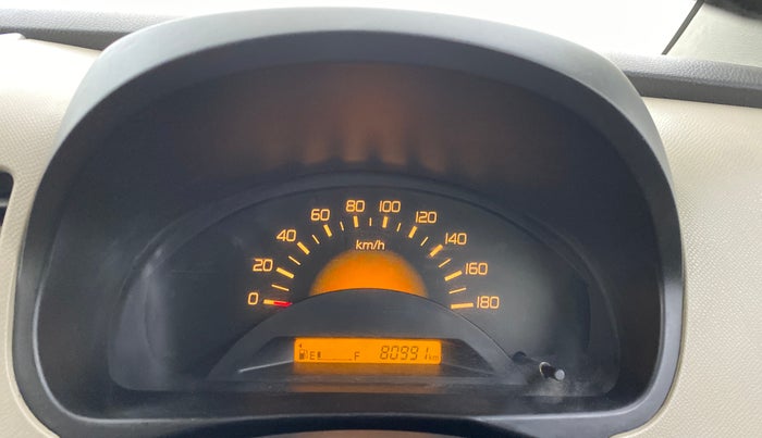 2017 Maruti Wagon R 1.0 LXI, Petrol, Manual, 80,949 km, Odometer Image