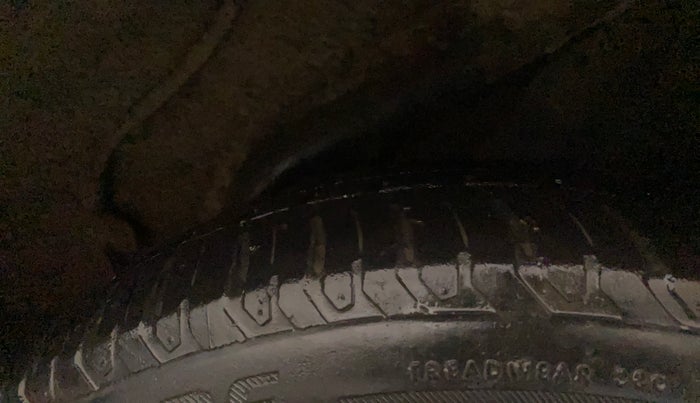 2021 Hyundai Verna SX (O) 1.0 TURBO DCT, Petrol, Automatic, 70,265 km, Left Rear Tyre Tread