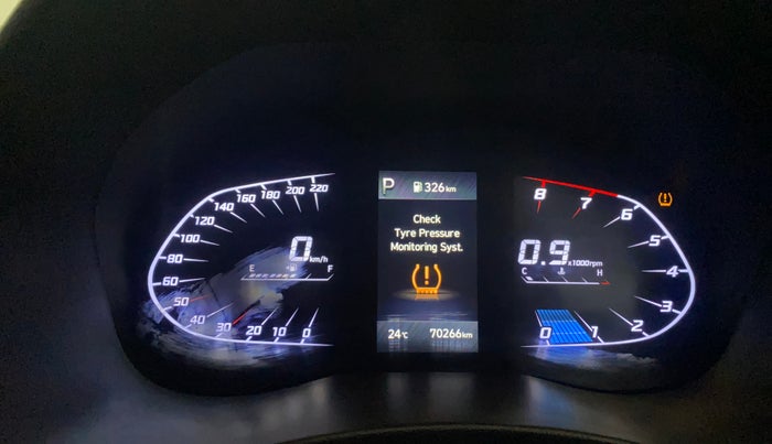 2021 Hyundai Verna SX (O) 1.0 TURBO DCT, Petrol, Automatic, 70,265 km, Odometer Image