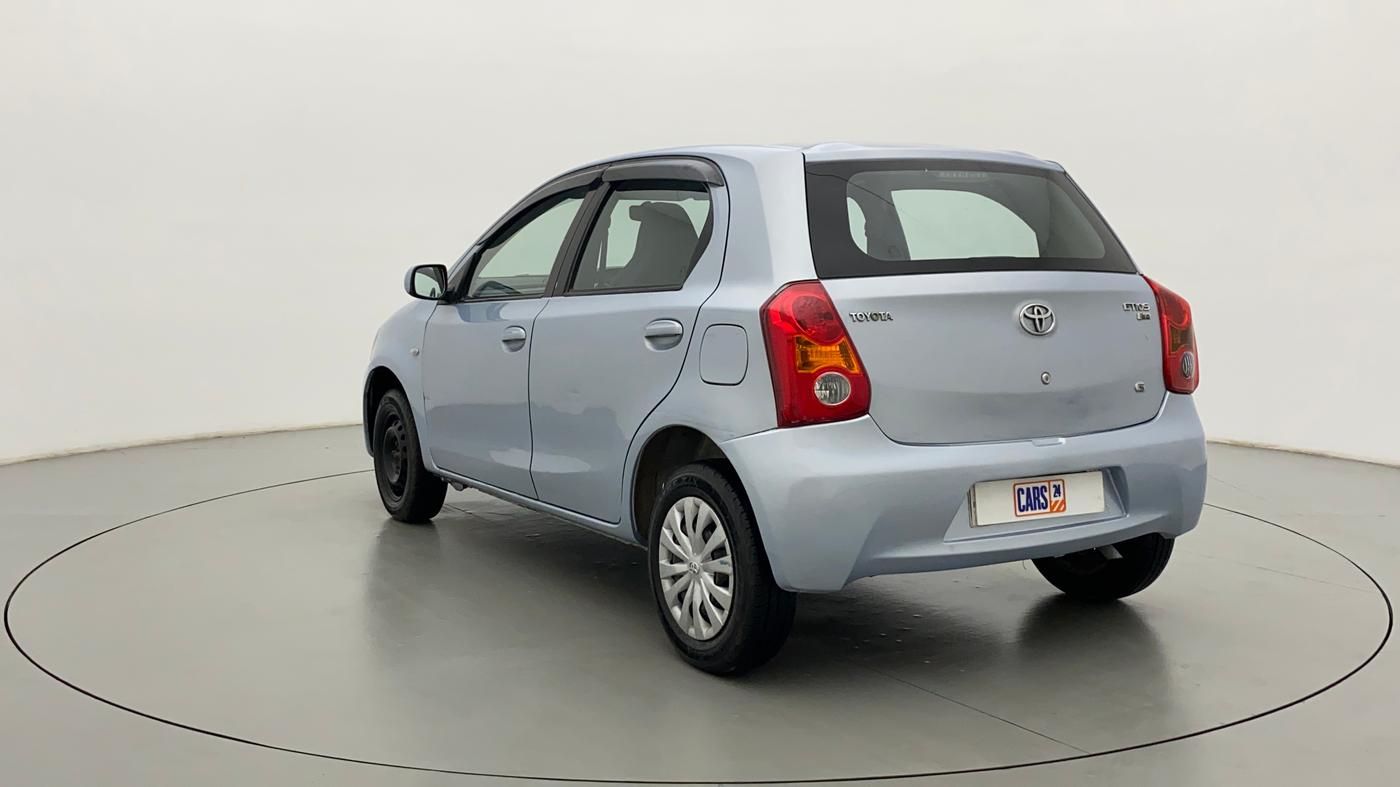 2011 Toyota Etios Liva G, Petrol, Manual, 48,721 km, Left Back Diagonal