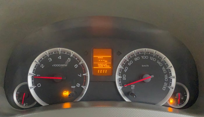2015 Maruti Ertiga VXI, CNG, Manual, 70,614 km, Odometer Image