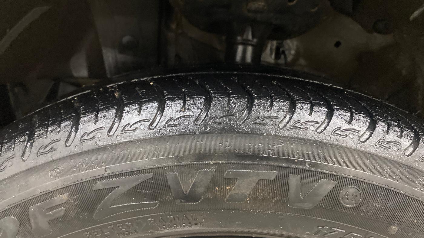 2021 Honda Amaze 1.2L I-VTEC VX, Petrol, Manual, 58,544 km, Left Front Tyre Tread