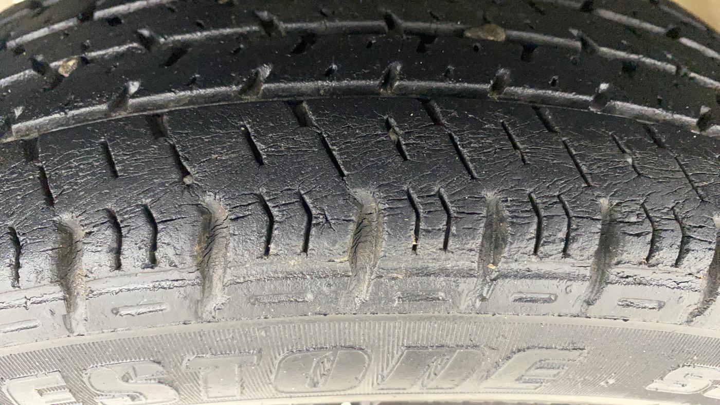 2014 Maruti Alto K10 VXI, Petrol, Manual, 44,648 km, Right Rear Tyre Tread