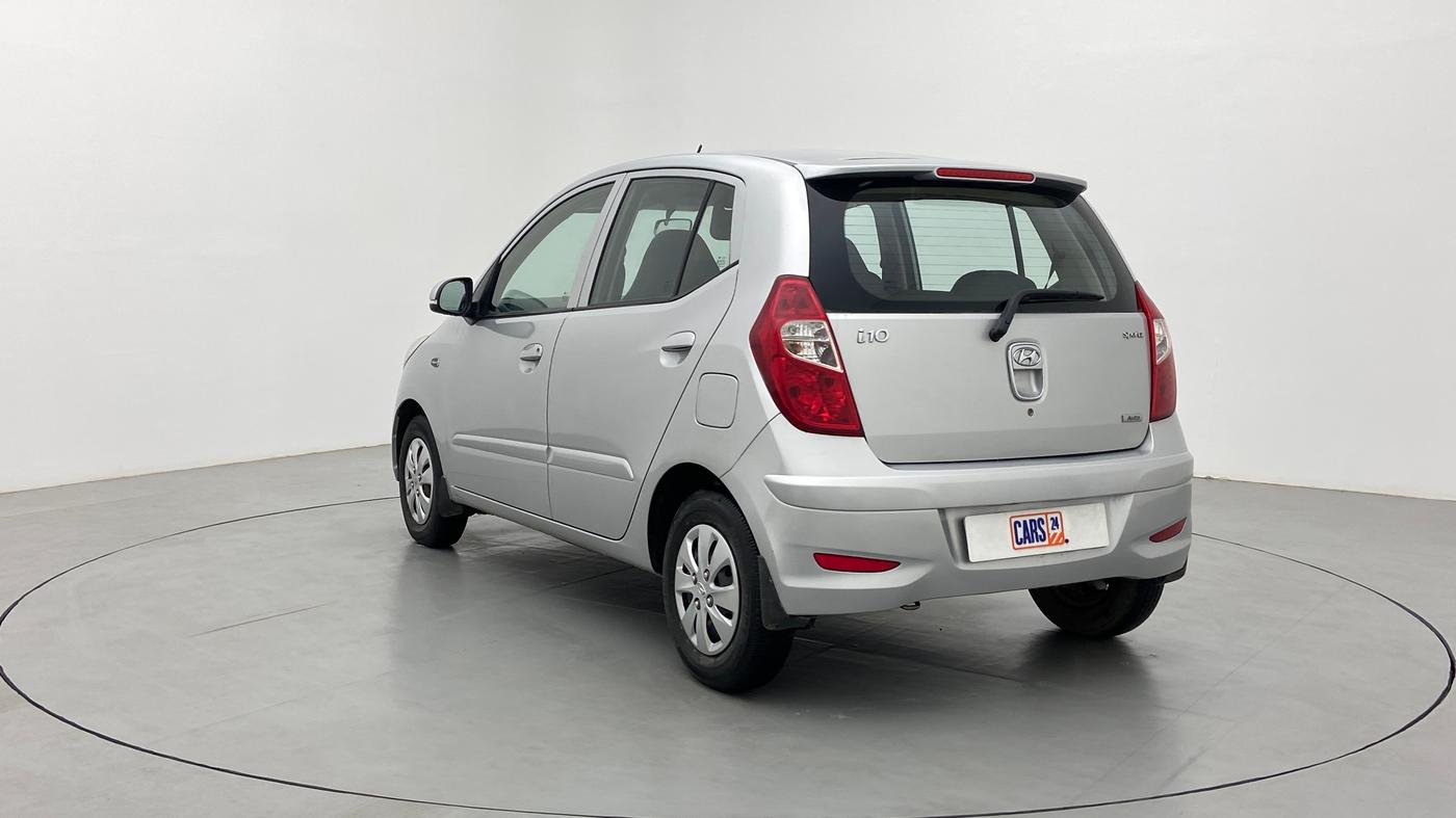 2013 Hyundai i10 SPORTZ 1.2 AT KAPPA2, Petrol, Automatic, 39,640 km, Left Back Diagonal (45- Degree) View