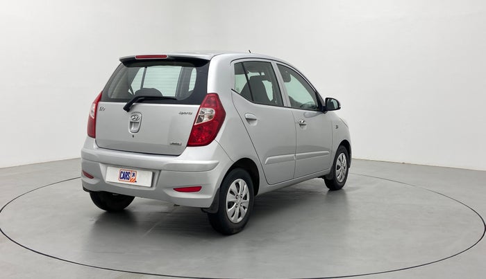 2013 Hyundai i10 SPORTZ 1.2 AT KAPPA2, Petrol, Automatic, 39,640 km, Right Back Diagonal (45- Degree) View