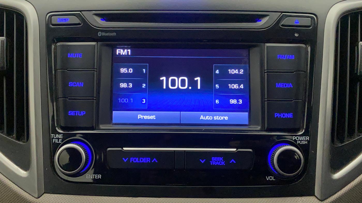 2017 Hyundai Creta E PLUS 1.6 PETROL, Petrol, Manual, 77,926 km, Infotainment System