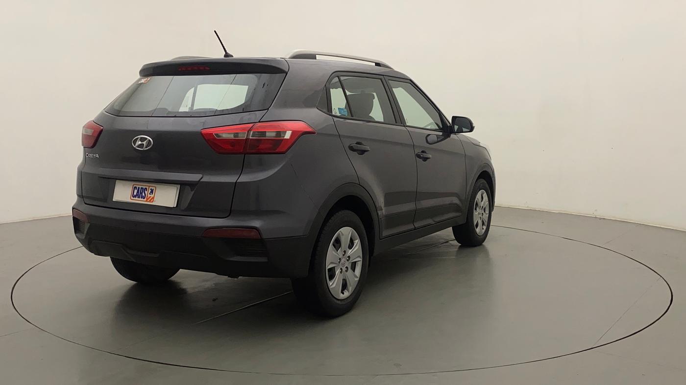 2017 Hyundai Creta E PLUS 1.6 PETROL, Petrol, Manual, 77,926 km, Right Back Diagonal