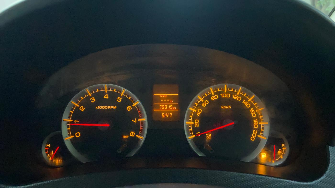 2013 Maruti Swift Dzire VXI, Petrol, Manual, 75,950 km, Odometer Image