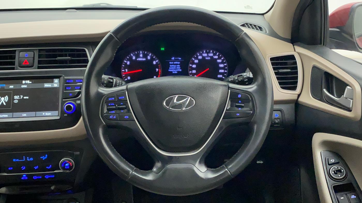 2019 Hyundai Elite i20 ASTA 1.2 (O), Petrol, Manual, 66,880 km, Steering Wheel Close Up