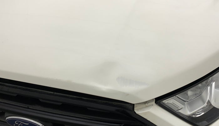 2018 Ford Ecosport AMBIENTE 1.5L DIESEL, Diesel, Manual, 37,750 km, Bonnet (hood) - Minor scratches