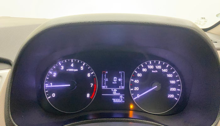 2019 Hyundai Creta SX 1.6 PETROL, Petrol, Manual, 76,662 km, Odometer Image
