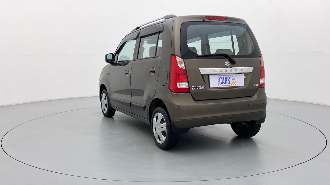 2017 Maruti Wagon R 1.0 VXI, Petrol, Manual, 52,948 km, Left Back Diagonal