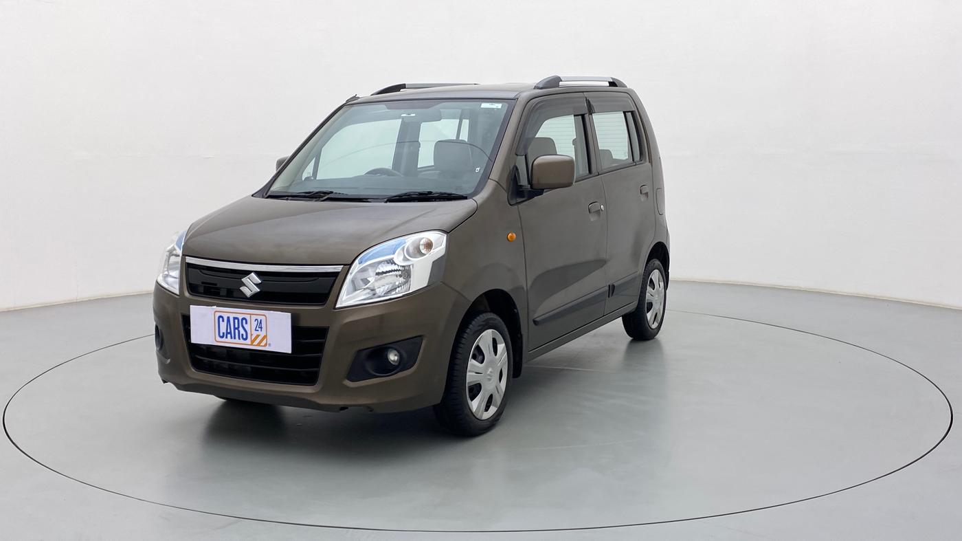 2017 Maruti Wagon R 1.0 VXI, Petrol, Manual, 52,948 km, Left Front Diagonal