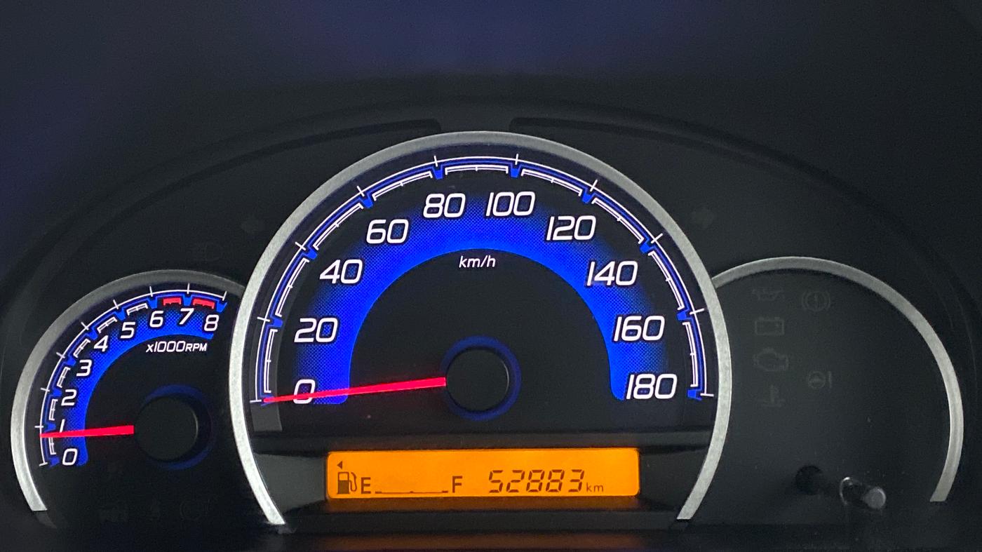 2017 Maruti Wagon R 1.0 VXI, Petrol, Manual, 52,948 km, Odometer Image