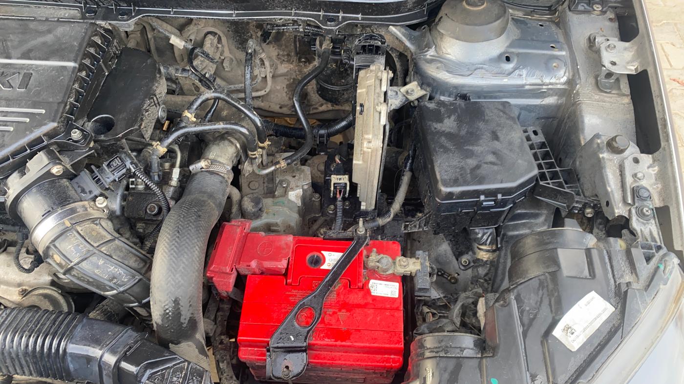 2019 Maruti Vitara Brezza ZDI PLUS AMT, Diesel, Automatic, 82,711 km, Engine View - Left