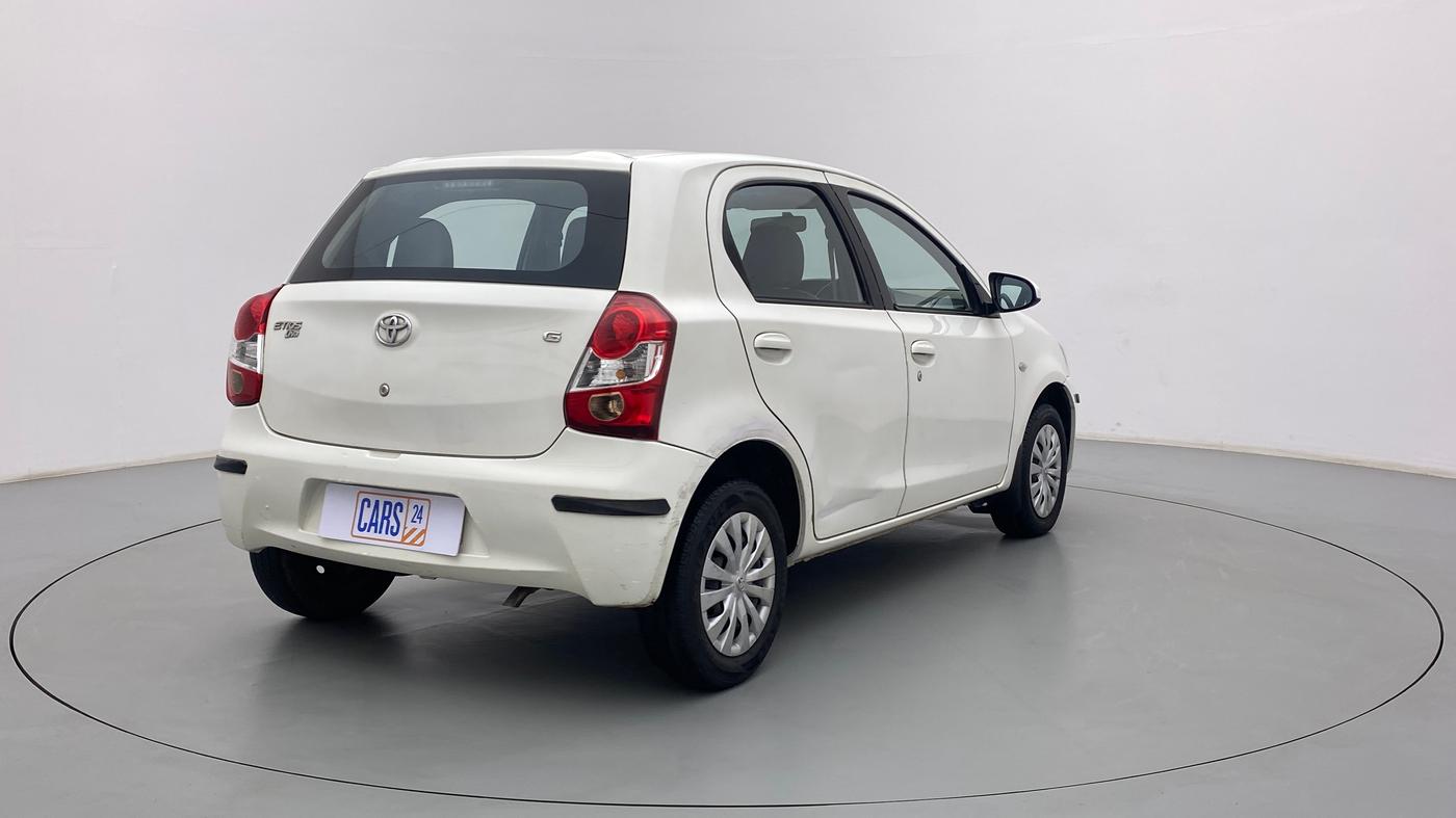 2014 Toyota Etios Liva G, Petrol, Manual, 45,164 km, Right Back Diagonal