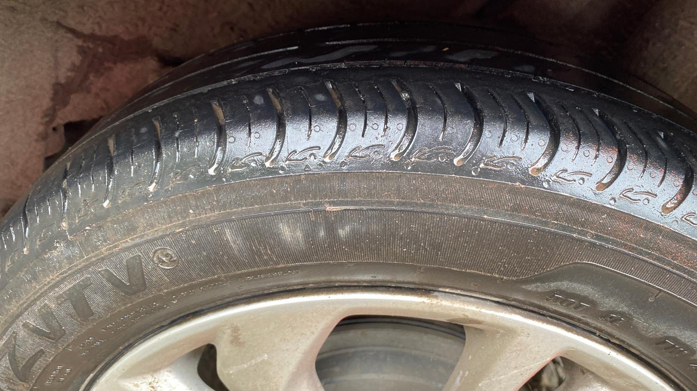 2019 Honda Amaze 1.2L I-VTEC V CVT, Petrol, Automatic, 54,170 km, Left Rear Tyre Tread