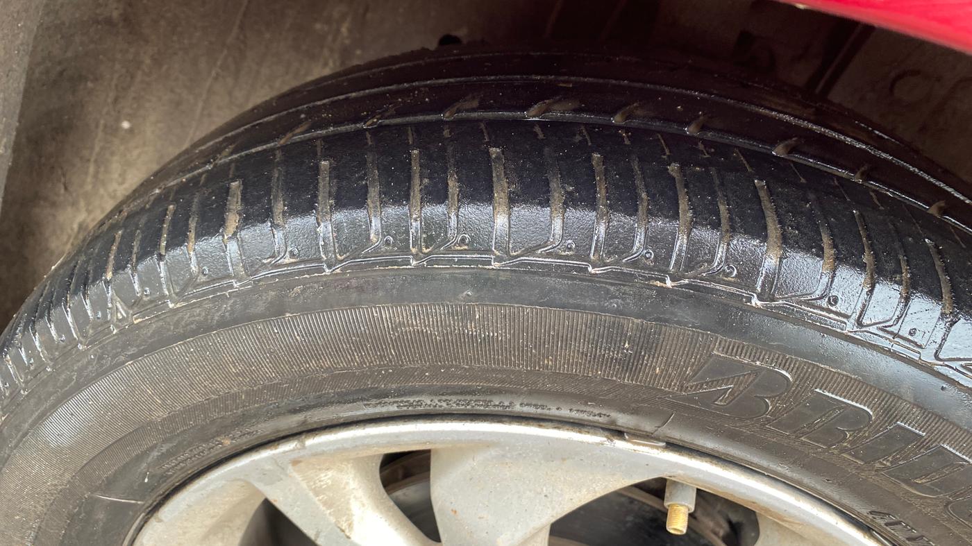 2019 Honda Amaze 1.2L I-VTEC V CVT, Petrol, Automatic, 54,170 km, Right Front Tyre Tread